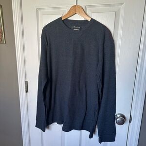 G. H. Bass Men’s Waffle Knit Long Sleeve Shirt